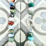 Hand Knotted Mixed Stone Necklace