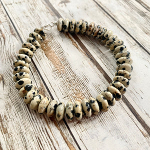 Dalmation Jasper Bracelet