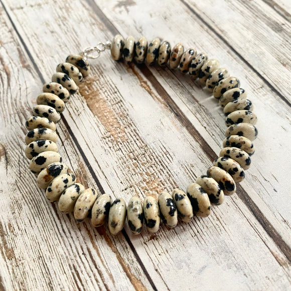 Dalmation Jasper Bracelet
