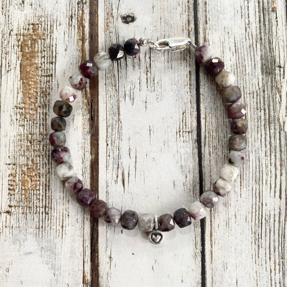 Plum Tourmaline Bracelet