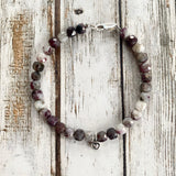 Plum Tourmaline Bracelet
