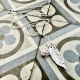 Blackberry and Leaf Pendant