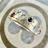 Sapphire Starry Night Ring