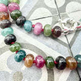Hand Knotted Tourmaline Quartz Necklace