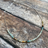 Amazonite bead necklace