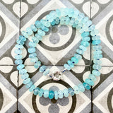 Hand Knotted Chalcedony Necklace