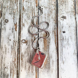 Antique Stamp Holder Pendant