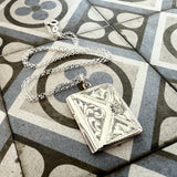 Antique Stamp Holder Pendant