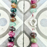 Hand Knotted Tourmaline Quartz Necklace