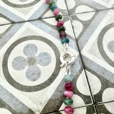 Hand Knotted Tourmaline Quartz Necklace