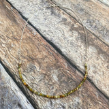 Green Garnet bead necklace