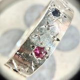 Sapphire Starry Night Ring