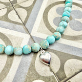 Impression Jasper Heart Necklace