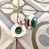 Vintage Malachite Studs
