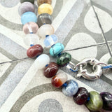 Hand Knotted Mixed Stone Necklace