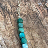 Turquoise bead necklace