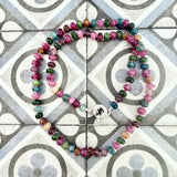 Hand Knotted Tourmaline Quartz Necklace
