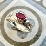 Ruby Star Ring