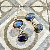 Labradorite Double Drops