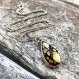 Dark Moon Hubei Variscite Necklace