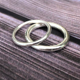 Simple Silver Stacker Ring 3mm Band