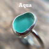 Sea Glass Rings