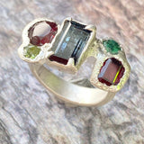 Relic Five Stone Statement Ring