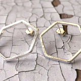 Geometric Hexagon earrings