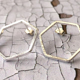 Geometric Hexagon earrings