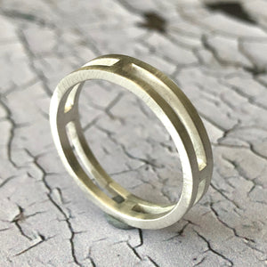 Art Deco Silver Ring
