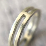 Art Deco spacer ring