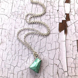 Geometric Turquoise Necklace