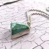 Geometric Turquoise Necklace
