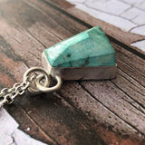 Geometric Turquoise Necklace