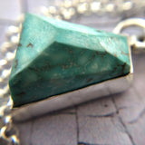 Geometric Turquoise Necklace