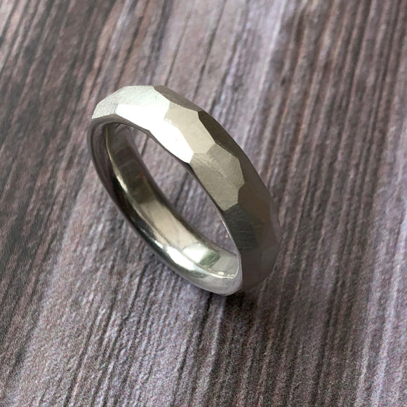 Faceted Chunky Ring