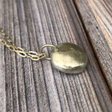 Small Recycled Silver Blob Necklace