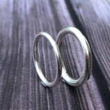 Simple Silver Stacker Ring 2mm Band