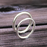 silver stacker rings