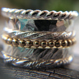 Triple Twisted Stacker Ring