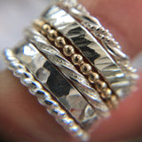 Double Twisted Stacker Ring