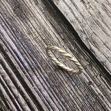 Double Twisted Stacker Ring