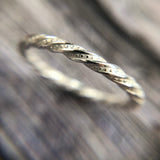 silver twisted ring