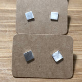Square slice earrings