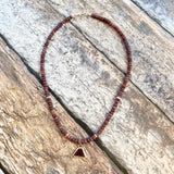 Matte Ruby Necklace