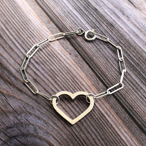 heart shaped bracelet