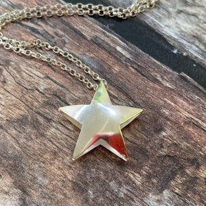silver star pendant 