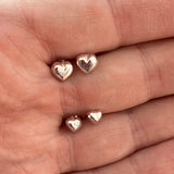 Mini Heart shaped studs