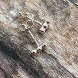 T Bar Ball Earrings