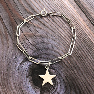 silver star bracelet